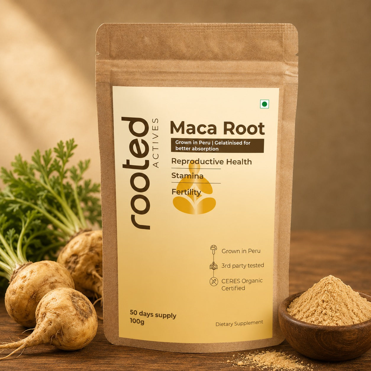 Organic Maca Root Powder Peruvian Superfood