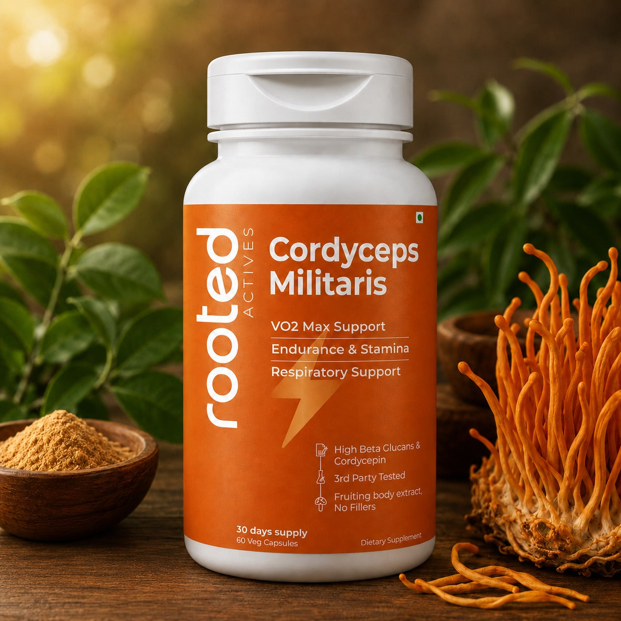 Organic Cordyceps Militaris Extract Capsules
